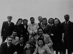 In Sarıyer… His first photograph with Huriye Korkut, May 1949.